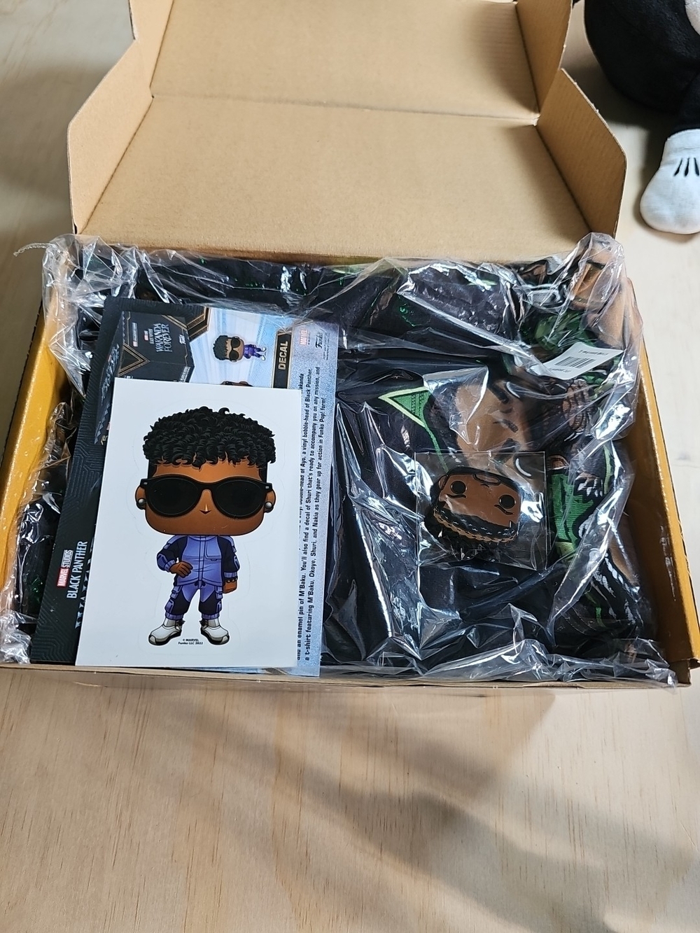 Wakanda Forever Black Panther Marvel Collector Corps 5 Pieces XL SIZE